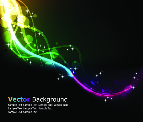 free vector Shine the light and line 02 vector